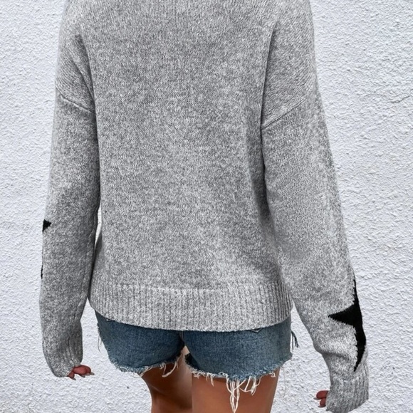 New star print long sleeve sweater - Picture 6 of 7